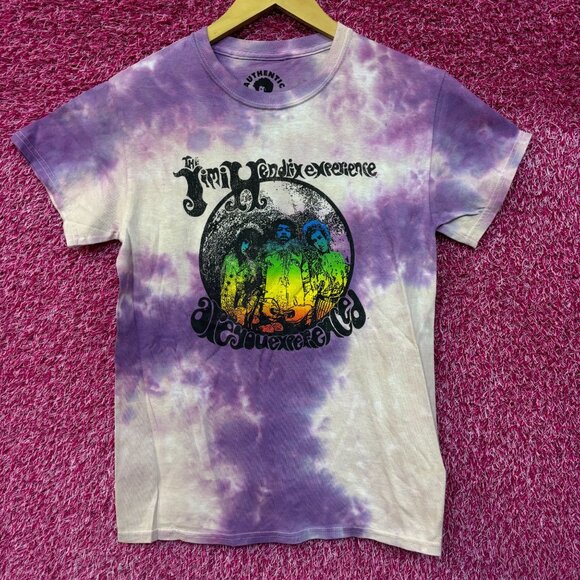 Jimi Hendrix Experience Women’s Tie-Dye Rock T-shirt size Large - Picture 1 of 4